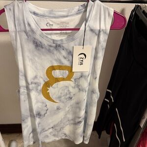 Zyia gold Hendrix kettle moon tank nwt XL